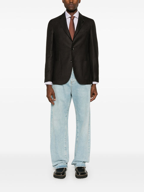 LARDINI CHECKED BLAZER